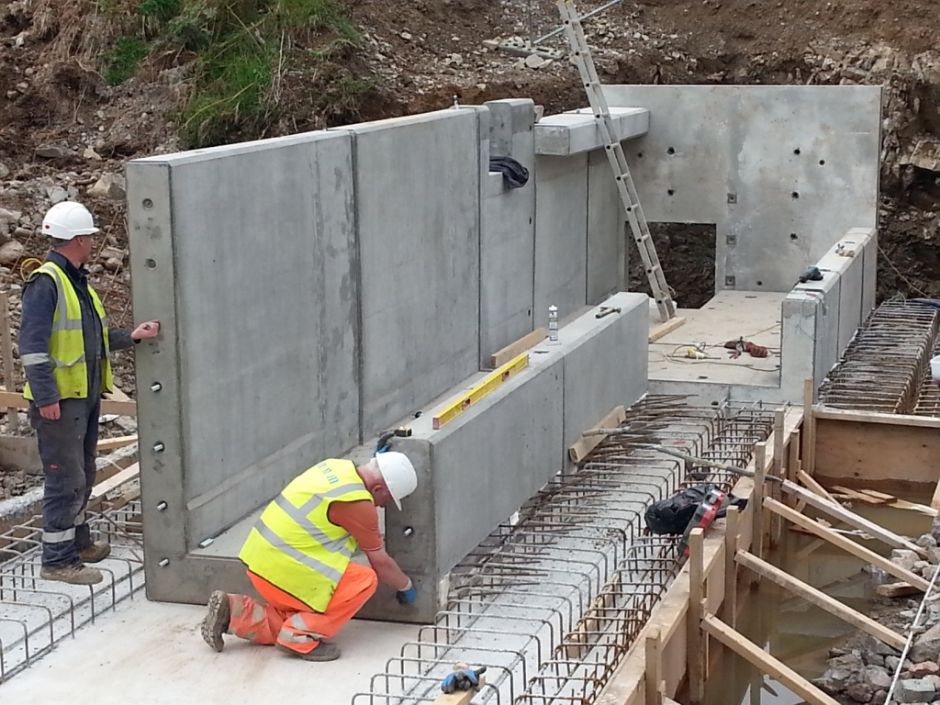 Alt Luaidhe Hydro project by Solway Precast